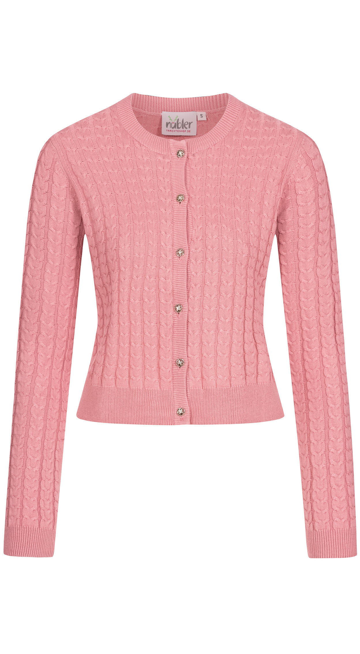 Strickjacke Langarm Sonja in Altrosa von Nübler