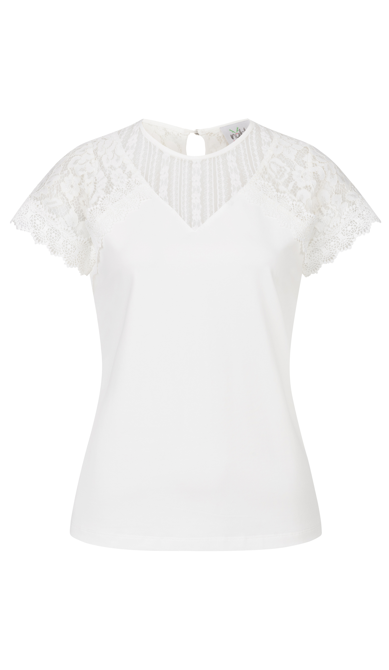 Trachtenbluse Martha in Creme von Nübler