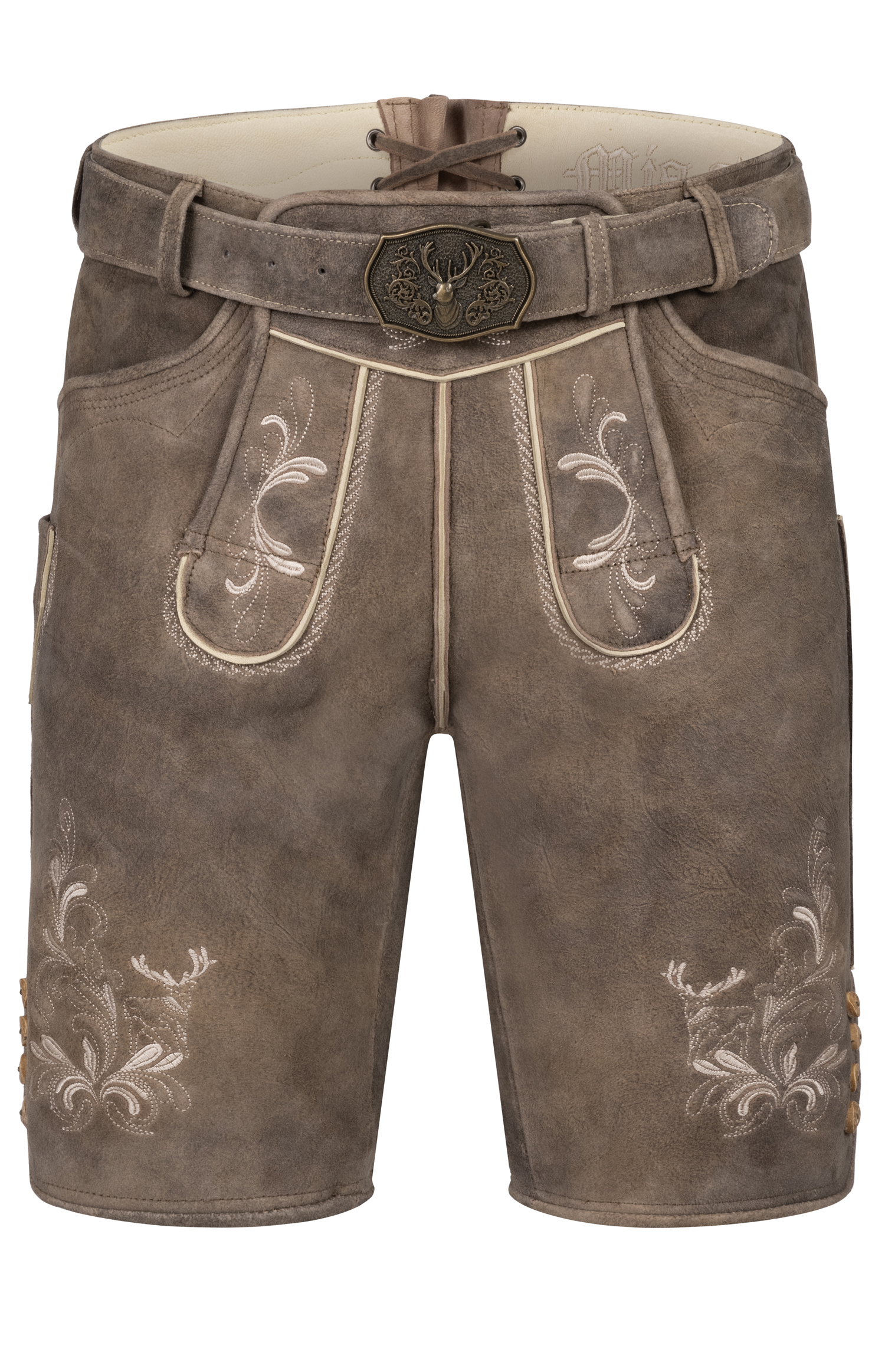 Lederhose kurz Bene in Eiche von Nübler