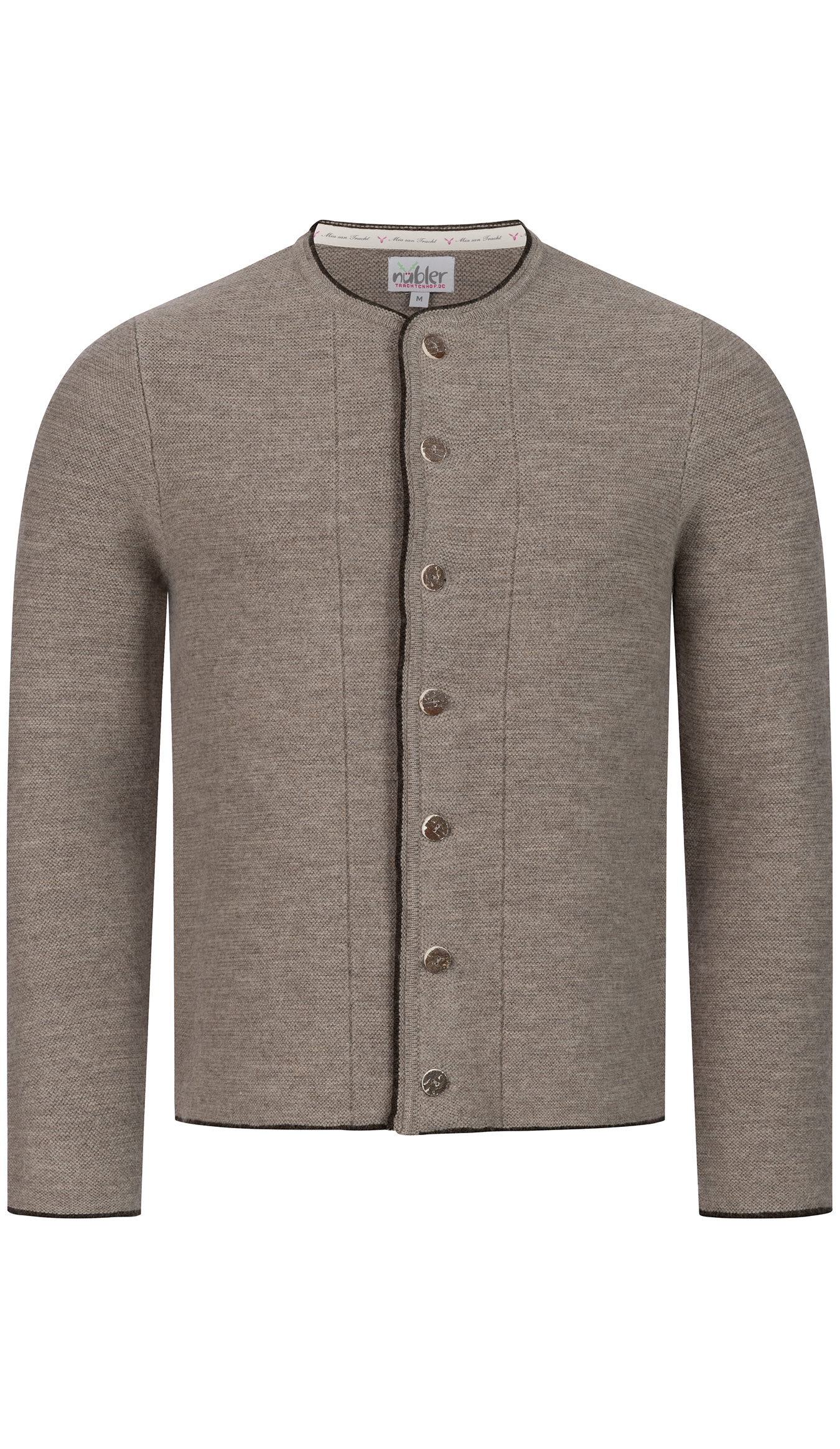 Trachtenstrickjacke Henrick in Beige von Nübler