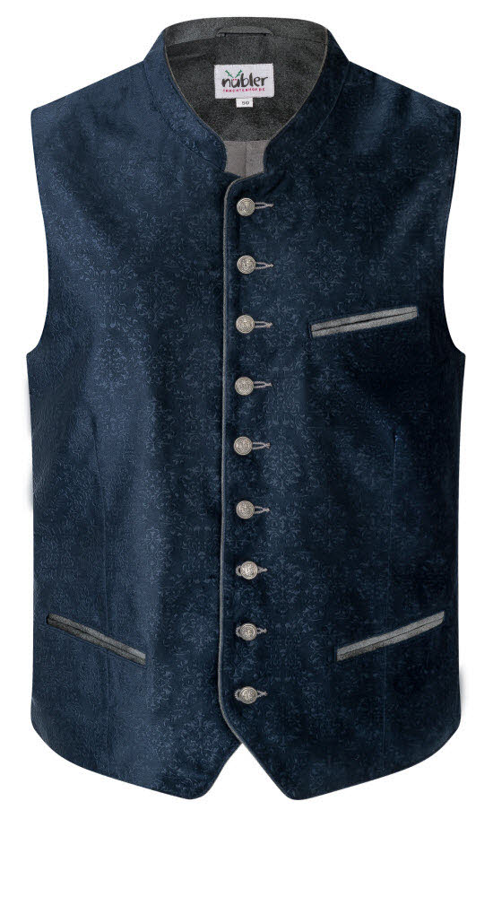 Trachtengilet Kilian in Blau von Nübler